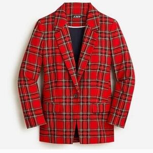 J Crew Tartan Plaid Blazer sz12